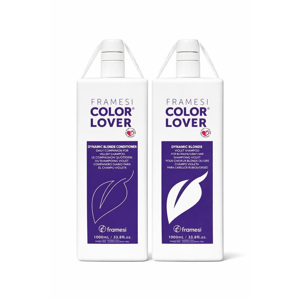 Framesi Color Lover Dynamic Blonde Shampoo & Conditioner 33.8 fl oz Each